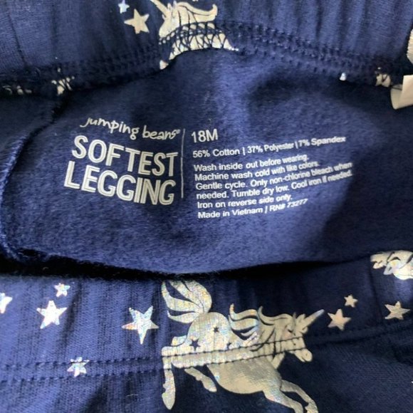 NWT Girls Jumping Bean Unicorn Leggings Size 18 month - Picture 6 of 7